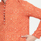 Lucknowi Sequins Worked Chikankari Kurta Set