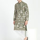 Mens Zari Embroidery Kurta Set