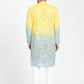 Ombre Effect Mirrorwork Kurta Set