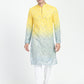 Ombre Effect Mirrorwork Kurta Set