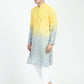 Ombre Effect Mirrorwork Kurta Set