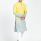 Ombre Effect Mirrorwork Kurta Set