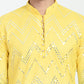 Ombre Effect Mirrorwork Kurta Set