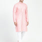 Panel Embroidery Multicolored Kurta Set