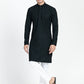 Black Sequins Work Chikankari Kurta Set