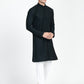 Black Sequins Work Chikankari Kurta Set