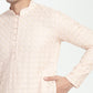 Lucknowi Sequins Worked Chikankari Kurta Set