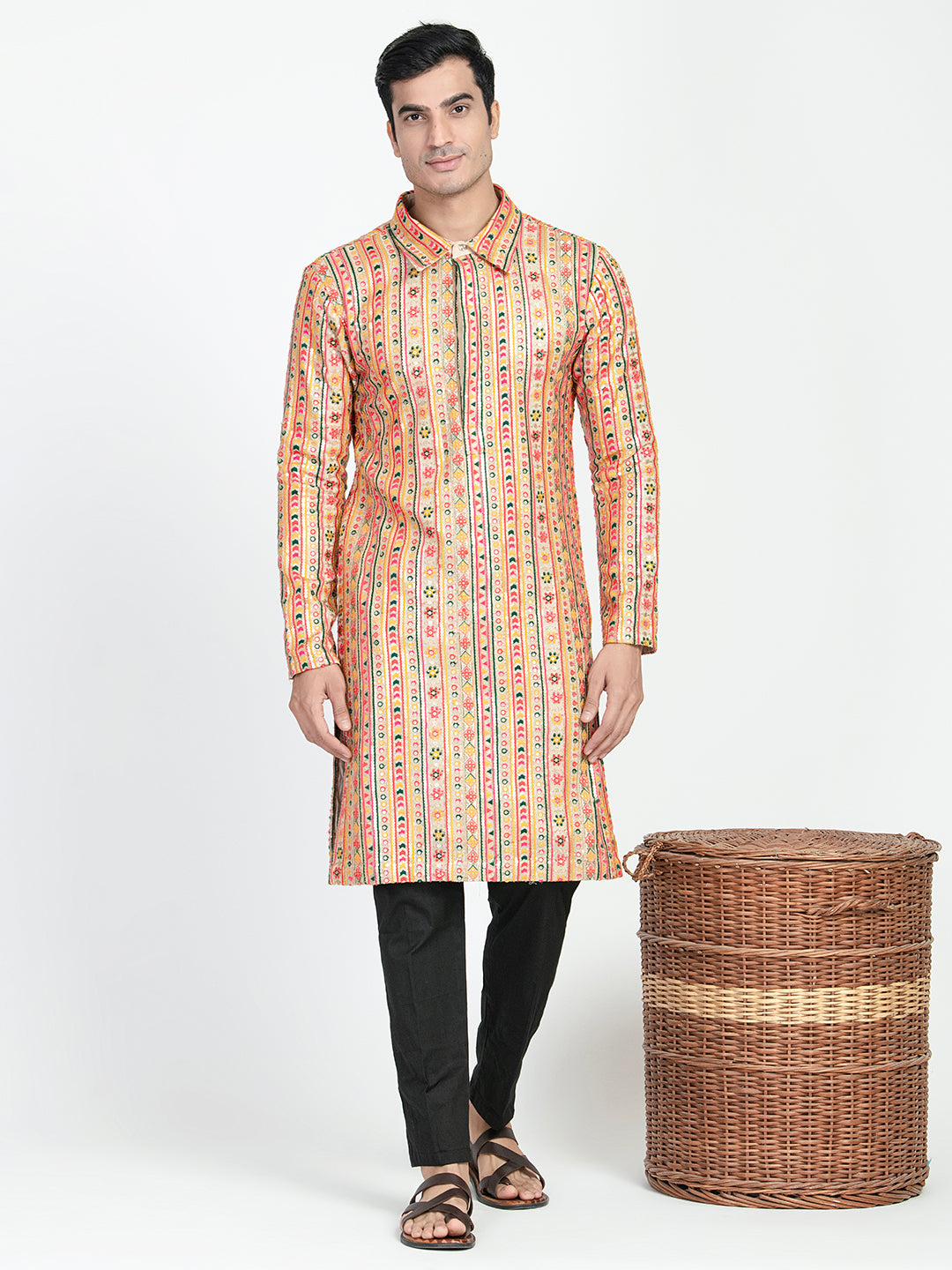 Rajasthani Multicolored Kurta Set