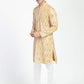 Full Buttoned Multicolored Kurta Set