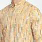 Full Buttoned Multicolored Kurta Set