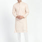 Mens Motif Work Chikankari Sequins Kurta Set