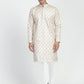 Formal Thread Embroidery Multicolored Kurta Set