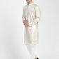 Formal Thread Embroidery Multicolored Kurta Set