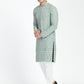 Classic Mirror Embroidery Kurta Set