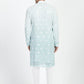 Ombre Effect Sequins Work Mirror Embroidery Kurta Set