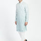 Ombre Effect Sequins Work Mirror Embroidery Kurta Set