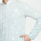 Ombre Effect Sequins Work Mirror Embroidery Kurta Set