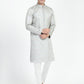 Formal Thread Embroidery Multicolored Kurta Set