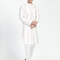 Full Buttoned Multicolored Kurta Set