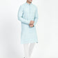 Lucknowi Sequins Worked Chikankari Kurta Set