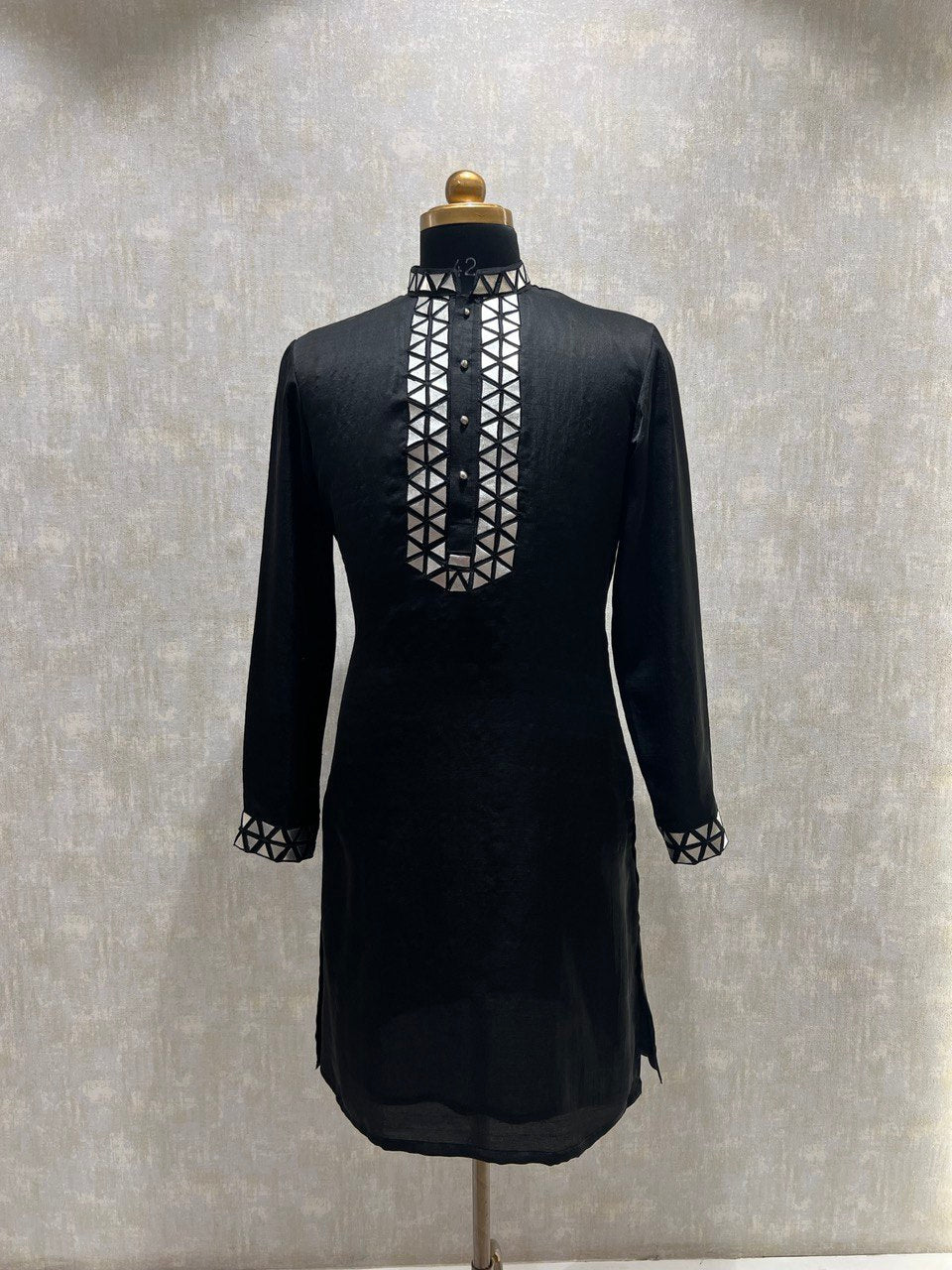 Formal Leather Embroidery Kurta Set