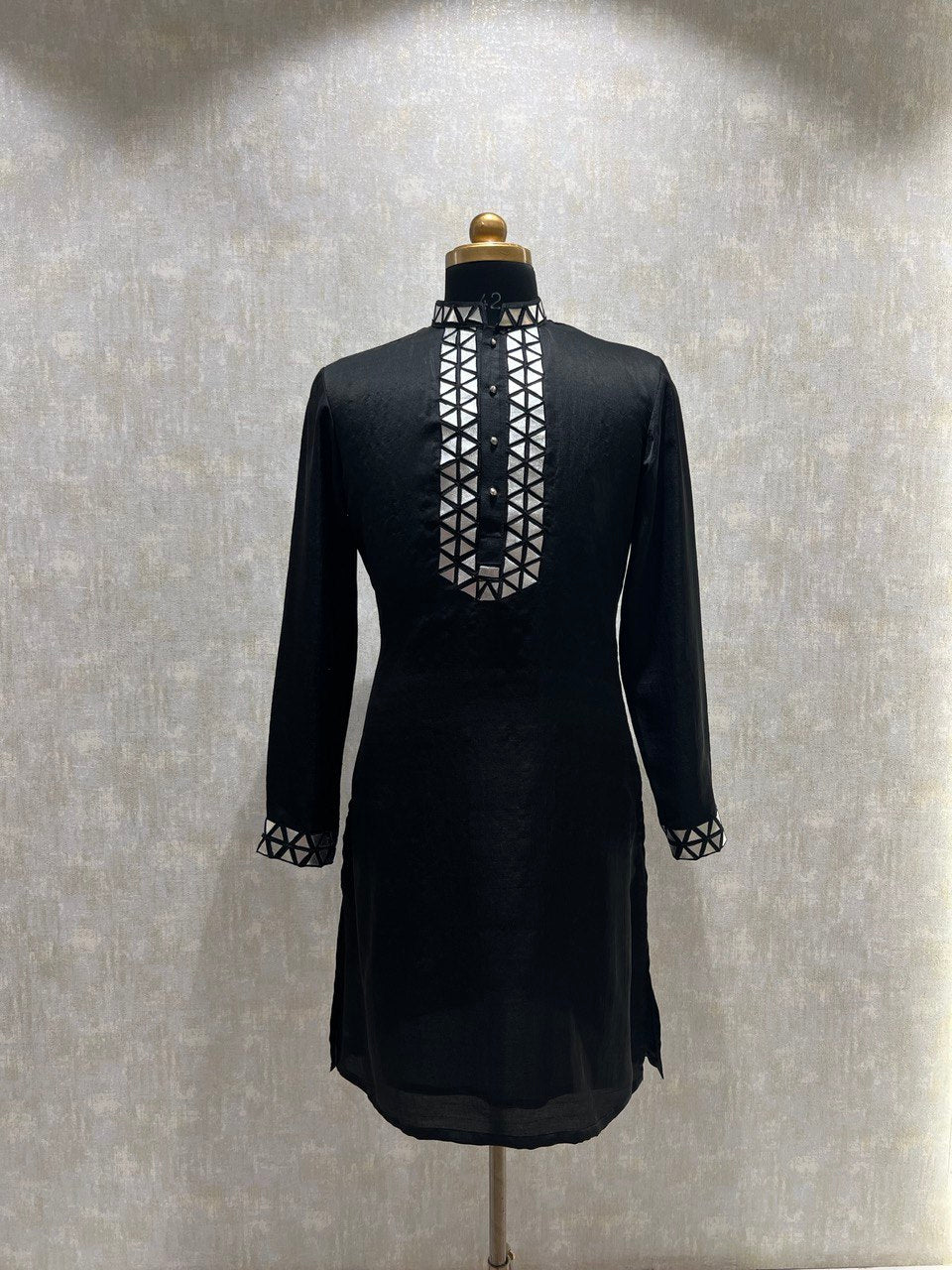 Formal Leather Embroidery Kurta Set