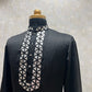 Formal Leather Embroidery Kurta Set