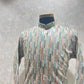 Full Buttoned Multicolored Kurta Set