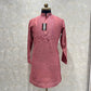 Hand Embroidered Glass Work Kurta Set