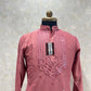 Hand Embroidered Glass Work Kurta Set