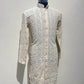 Full Buttoned Chikankari Kurta Set