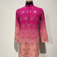 Ombre Dyed Chikankari Kurta Set With Sequins