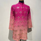 Ombre Dyed Chikankari Kurta Set With Sequins