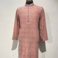 Lucknowi Sequins Worked Chikankari Kurta Set