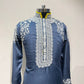 Hand Embroidered Pearlwork Kurta Set