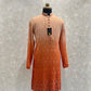 Ombre Dyed Mirrorwork Kurta Set