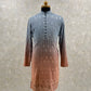 Ombre Dyed Mirrorwork Kurta Set