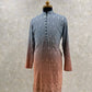 Ombre Dyed Mirrorwork Kurta Set