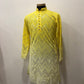 Ombre Effect Mirrorwork Kurta Set