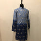 Full Buttoned Ombre Effect Kurta Set With Sequins