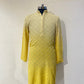 Ombre Dyed Chikankari Kurta Set With Sequins