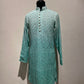 Ombre Dyed Chikankari Kurta Set With Sequins