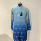 Ombre Dyed Chikankari Kurta Set With Sequins