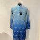 Ombre Dyed Chikankari Kurta Set With Sequins