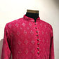 Ombre Dyed Chikankari Kurta Set With Sequins