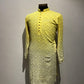 Ombre Dyed Chikankari Kurta Set With Sequins