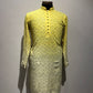 Ombre Dyed Chikankari Kurta Set With Sequins