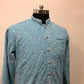 Full Buttoned Sequins Worked Kurta Set