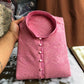 Lucknowi Sequins Worked Chikankari Kurta Set