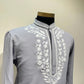 Hand Embroidered Lucknowi Kurta Set